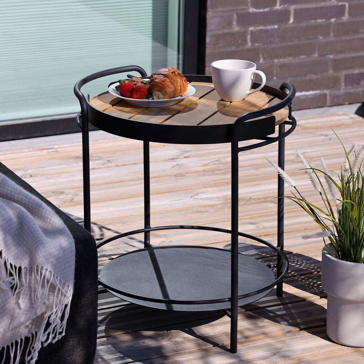 Patio Serving Table - Ø55