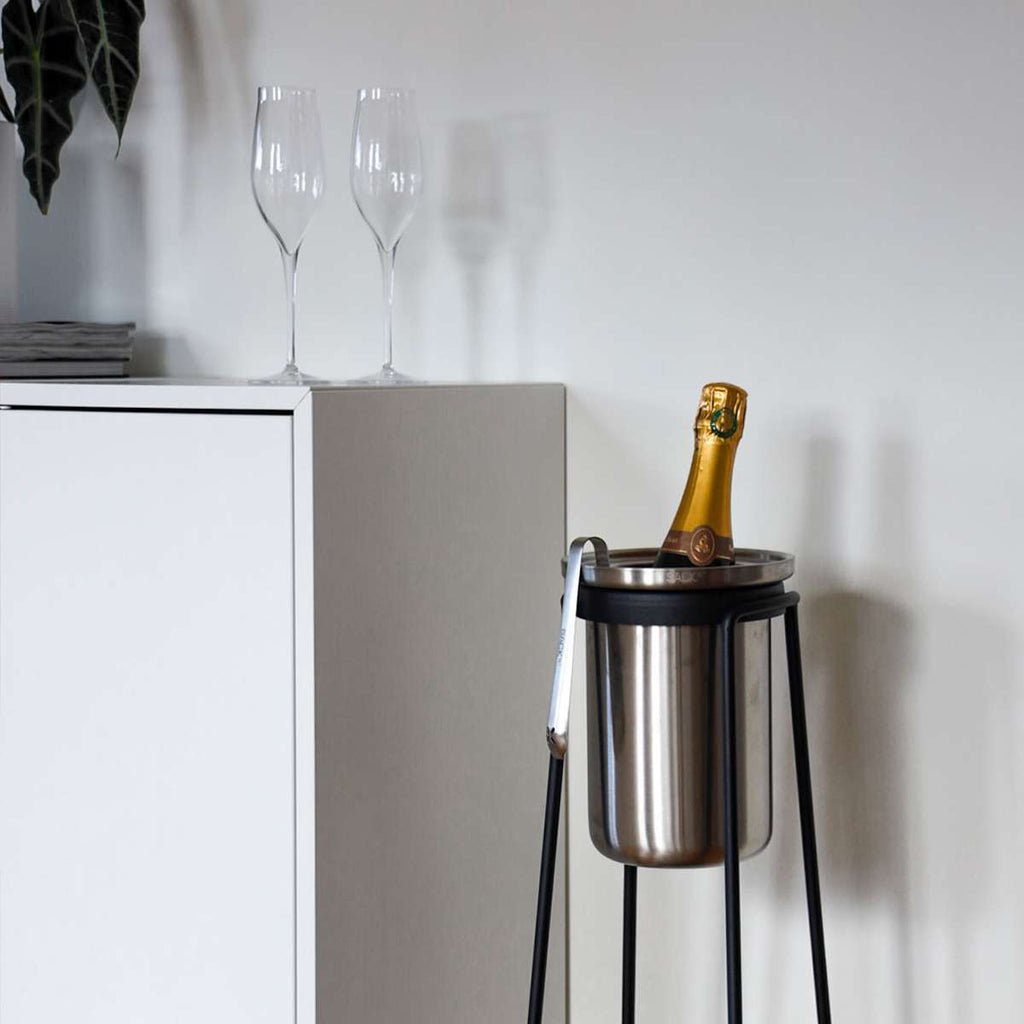Patio Accessory Stand Ø14 + Wine Cooler