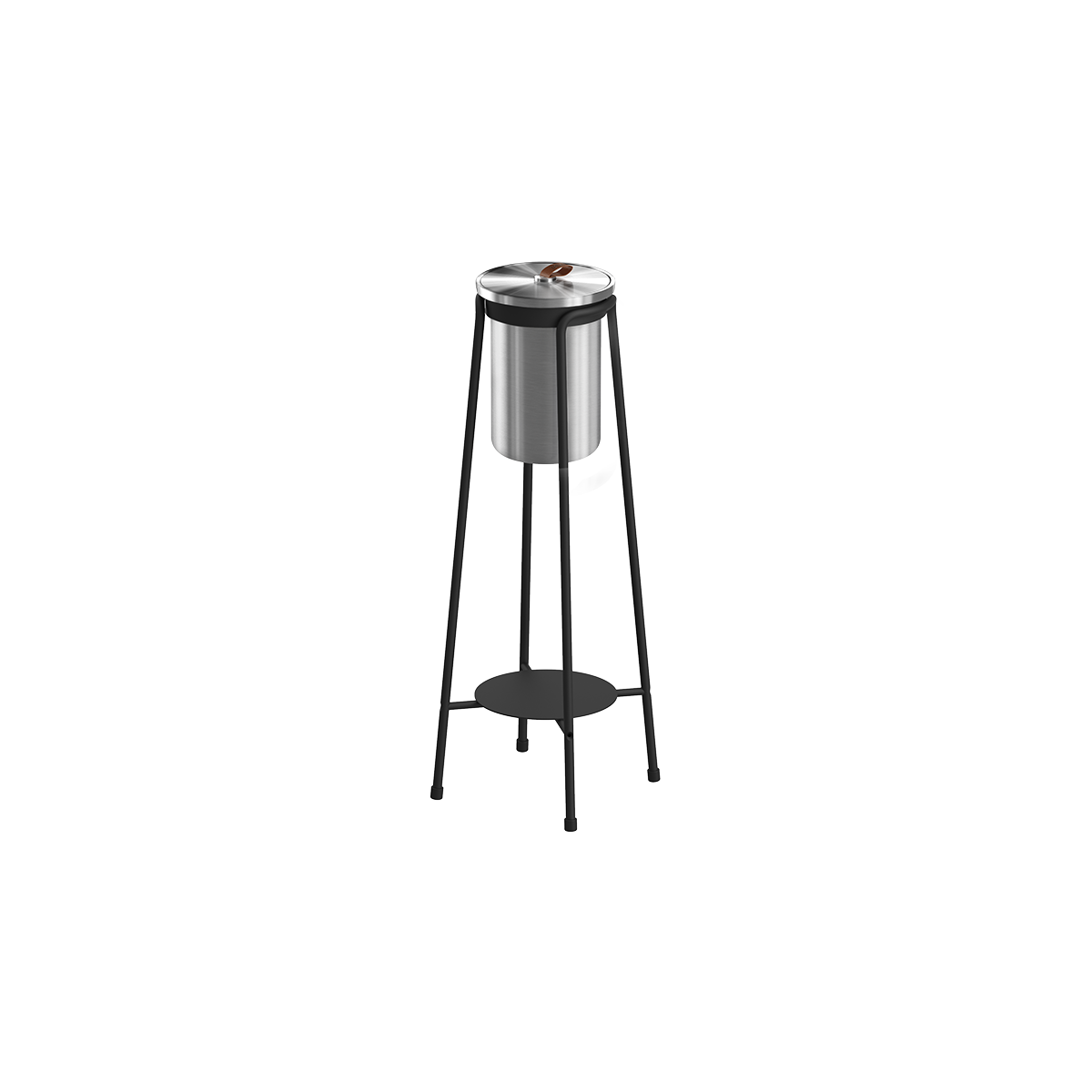 Patio Accessory Stand Ø14 + Wine Cooler - Stainless steel