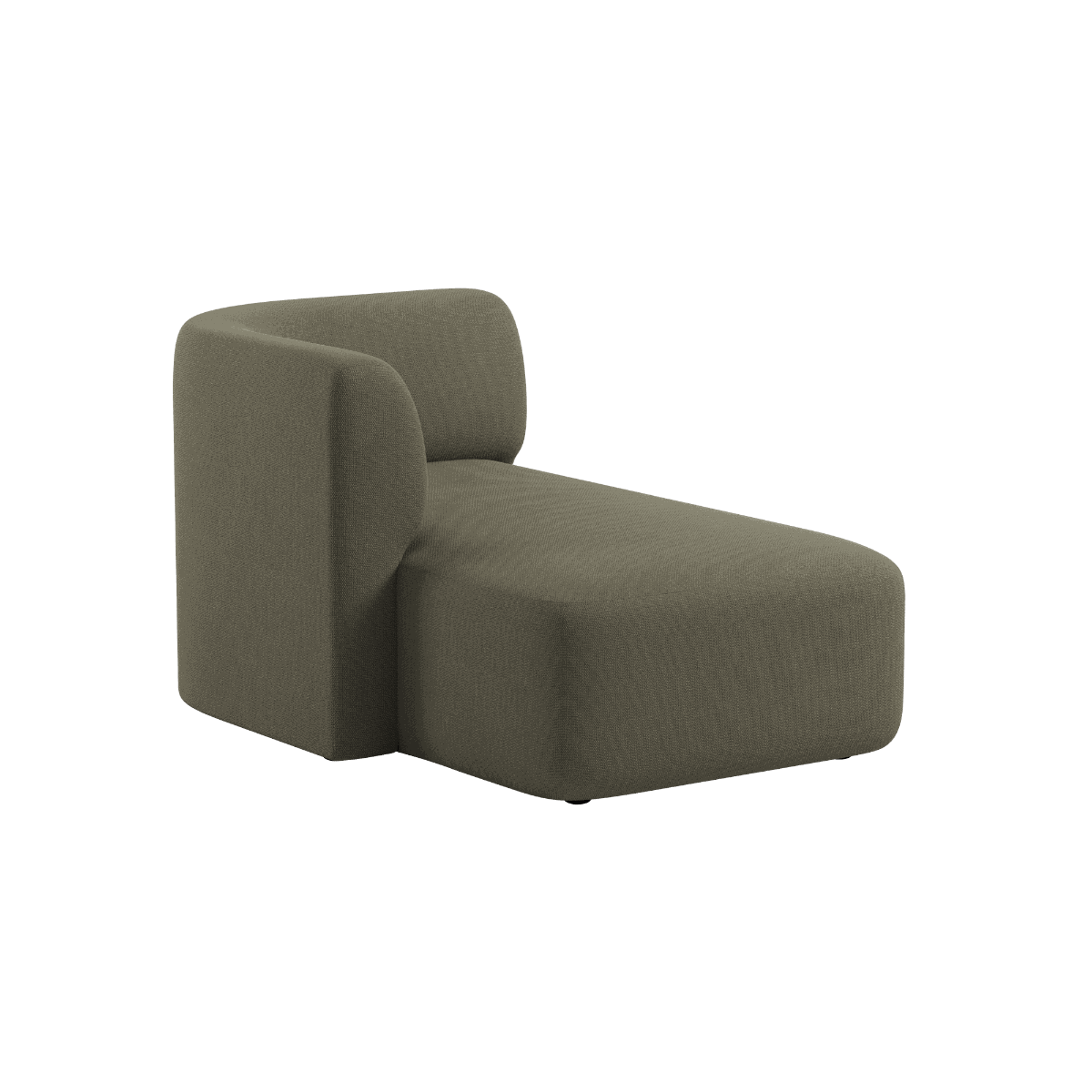 Fjord Sofa - Chaise Left - Cosmo Olive