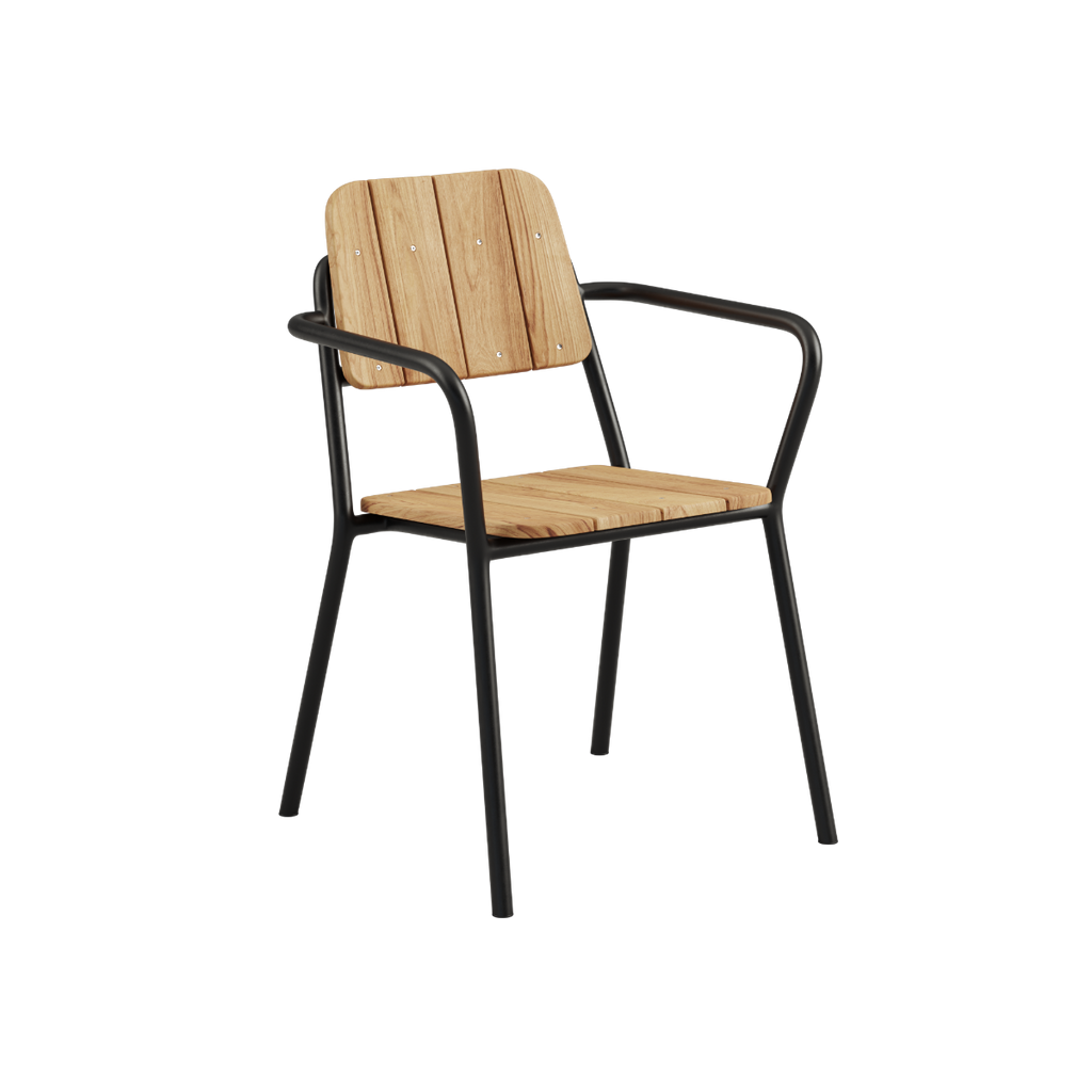 Kirra Patio Chair - Noir