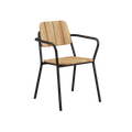 Kirra Patio Chair - Noir