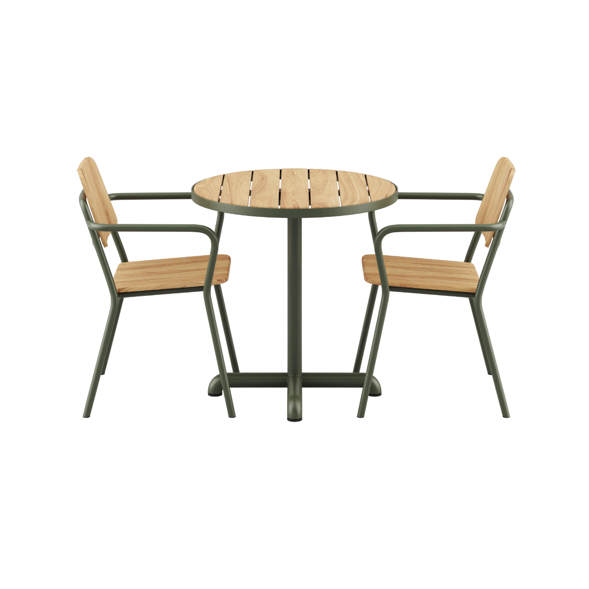 Kirra Cafe Table & 2 Kirra Patio Chair