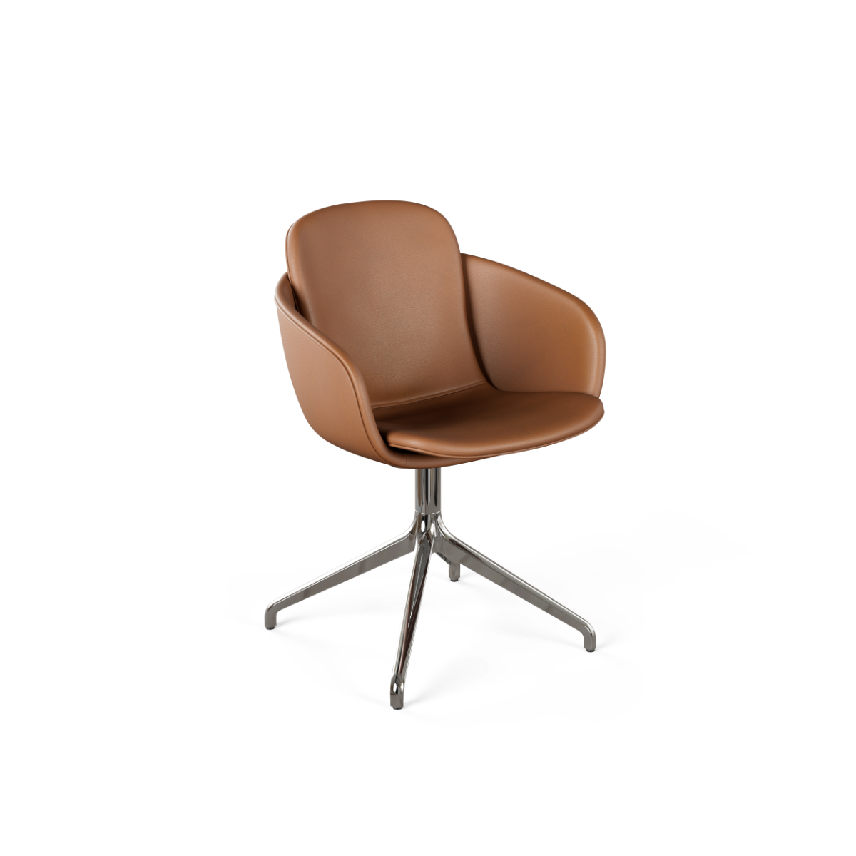 Chair no. One S2 Polished Swivel - Terra Safari
