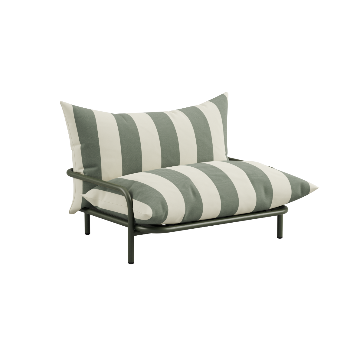 Mollis Lounge Chair - Renesse Olive
