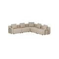 Cobana Lounge Sofa - 5 seater corner sofa, Boucle Beige